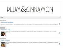 Tablet Screenshot of plumandcinnamon.com